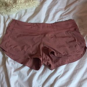 Lululemon Salmon Pink Shorts